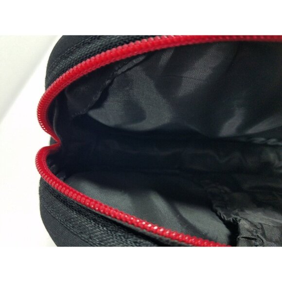 Beats by Dre Soft Case for Headphones Bag Black Red Zipper Pouch NO HEADPHONES - Picture 6 of 8